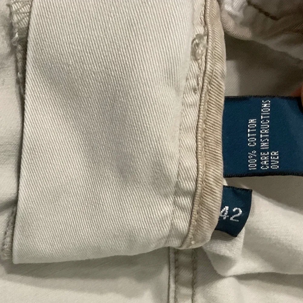 Polo Ralph Lauren Mens Cargo Shorts Tan Khaki Cotton Size 42 Utility Casual